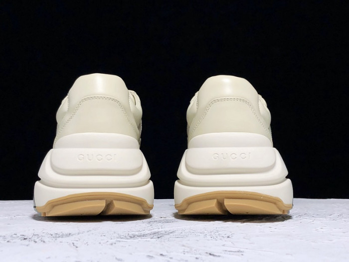 GUCC Rhyton Web Print Leather Sneaker 523535 DRW00 9022