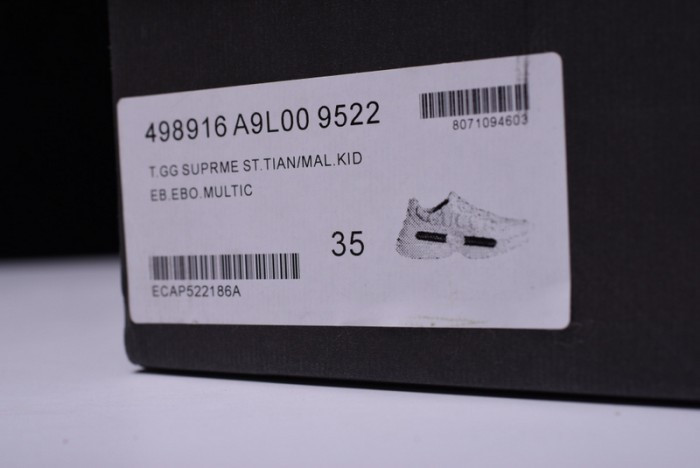 GUCC LOGO RHYTON VINTAGE TRAINER SNEAKER 500877 DRW00 9522